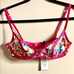 NWT For Love and Lemons Confetti Bra